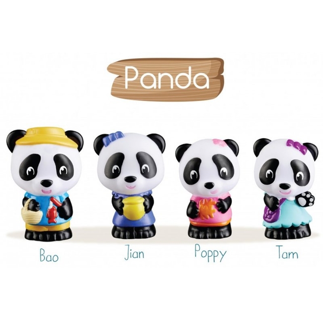 Klorofil: "Panda" family 4pcs. 700304F