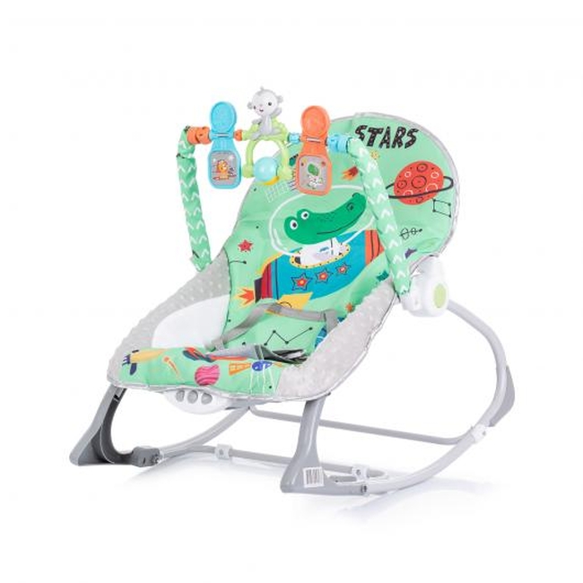 Chipolino Baby Spa Εως 18 κιλά Μουσικό Ρηλάξ με Δόνηση - Green (SHEBS02302GR)