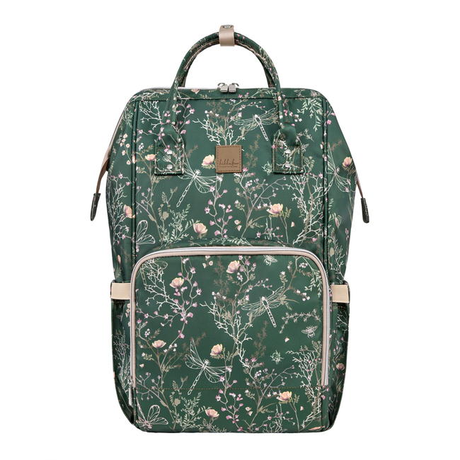 Kikka Boo Mama bag Siena Luxe Secret Garden Deep Green 31108020120