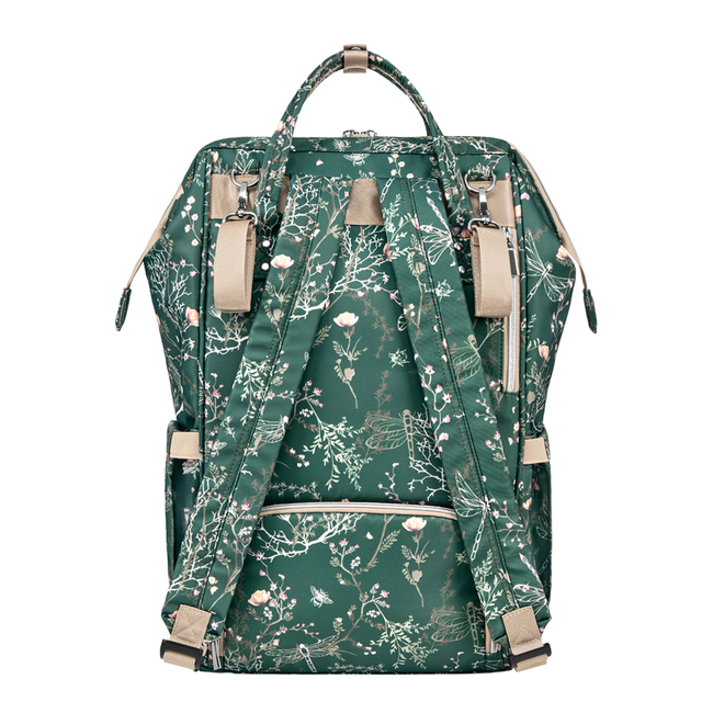 Kikka Boo Mama bag Siena Luxe Secret Garden Deep Green 31108020120