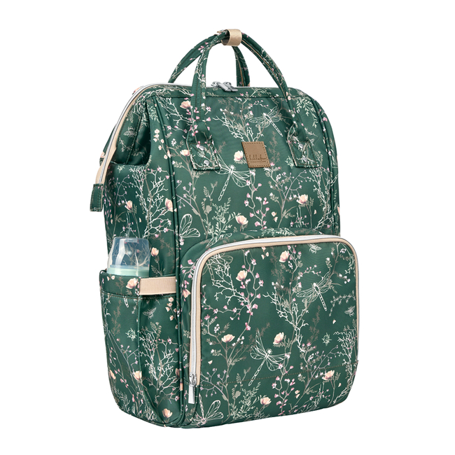 Kikka Boo Mama bag Siena Luxe Secret Garden Deep Green 31108020120