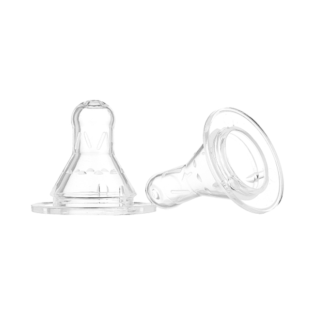 Kikka Boo Θηλή σιλικόνης UniFlow Wide "S" 2 τεμ (31302010034)