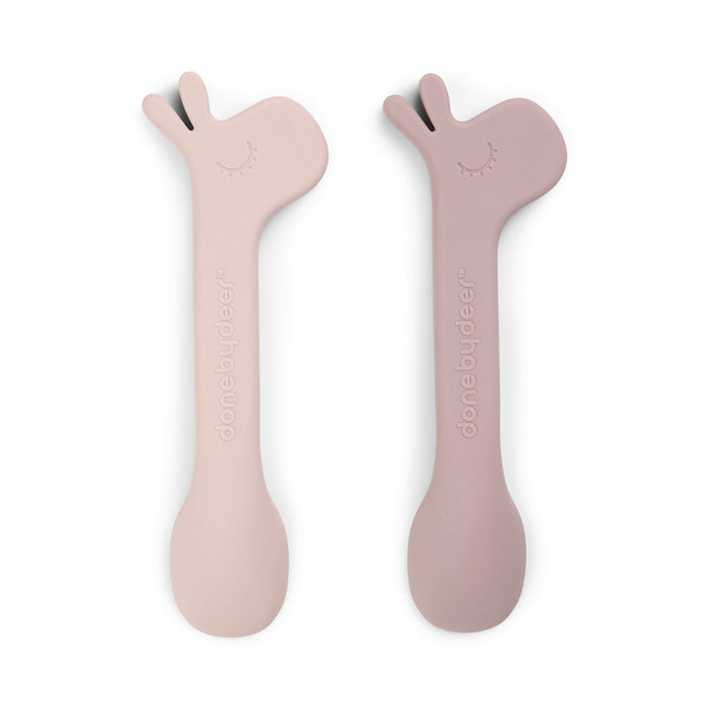 Done By Deer SILICONE SPOONS set of 2 lalee powder 14cm