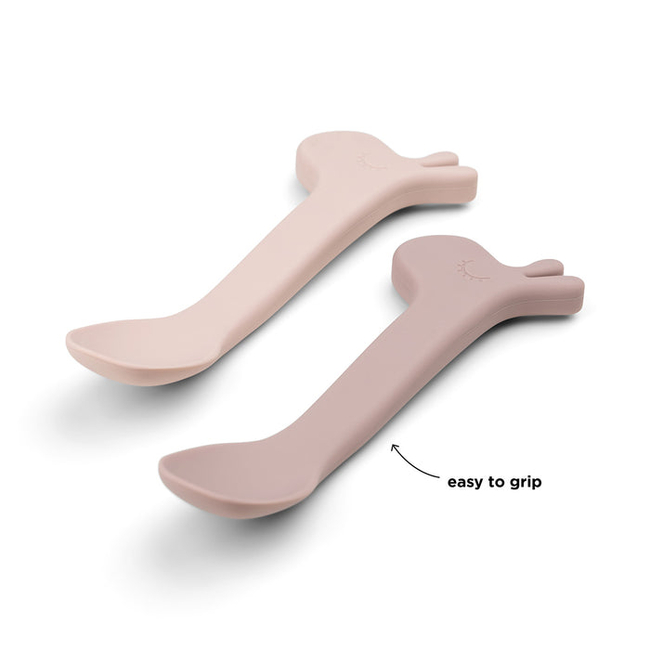 Done By Deer SILICONE SPOONS set of 2 lalee powder 14cm