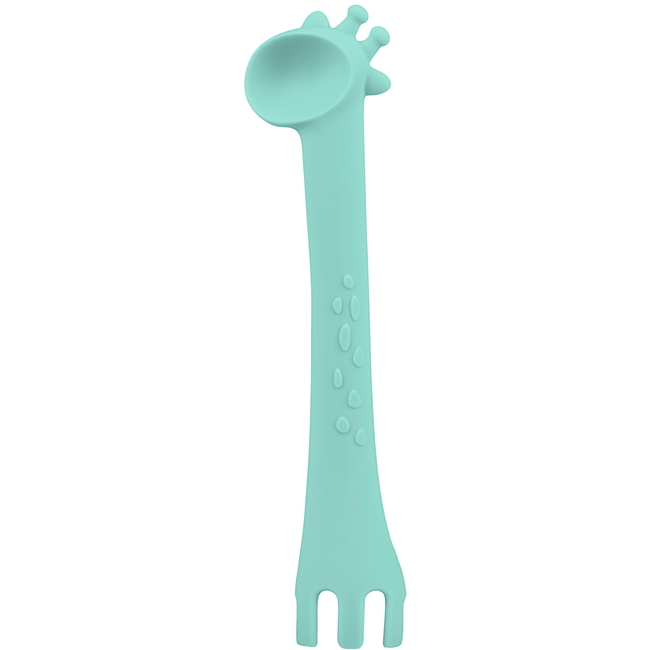 Kikka Boo Κουτάλι σιλικόνης Giraffe Mint (31302040081)