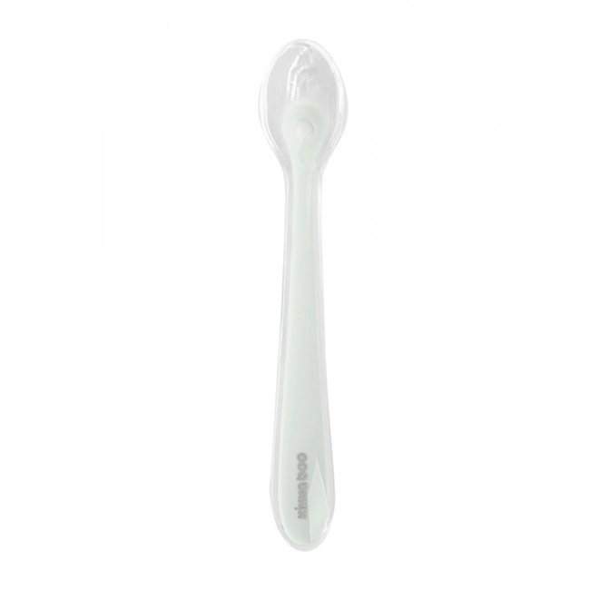 Kikka Boo Silicone spoon with case Mint (31302040141)