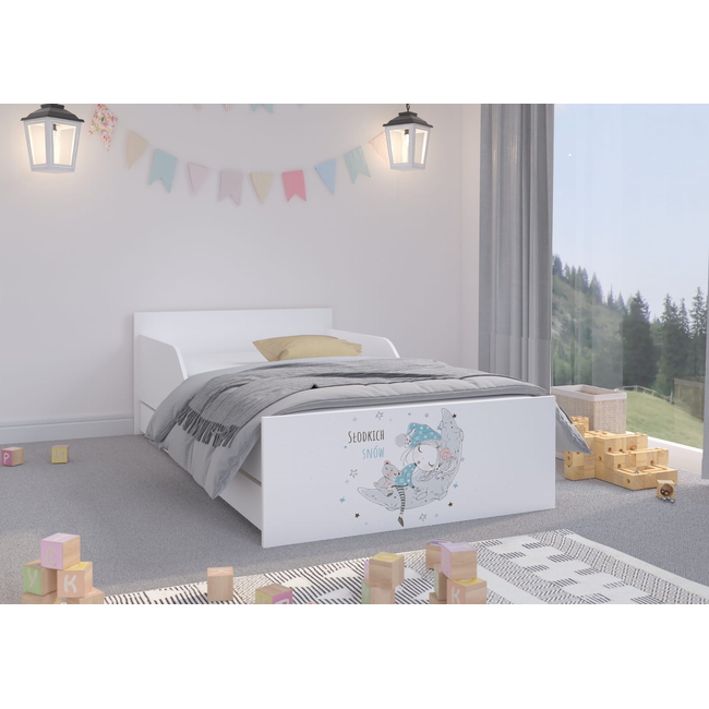 Pufi Children's Bed 90x180 cm with Drawer + Free Mattress - Sleepyhead