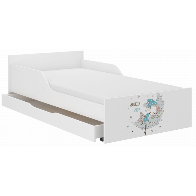 Pufi Children's Bed 90x180 cm with Drawer + Free Mattress - Sleepyhead