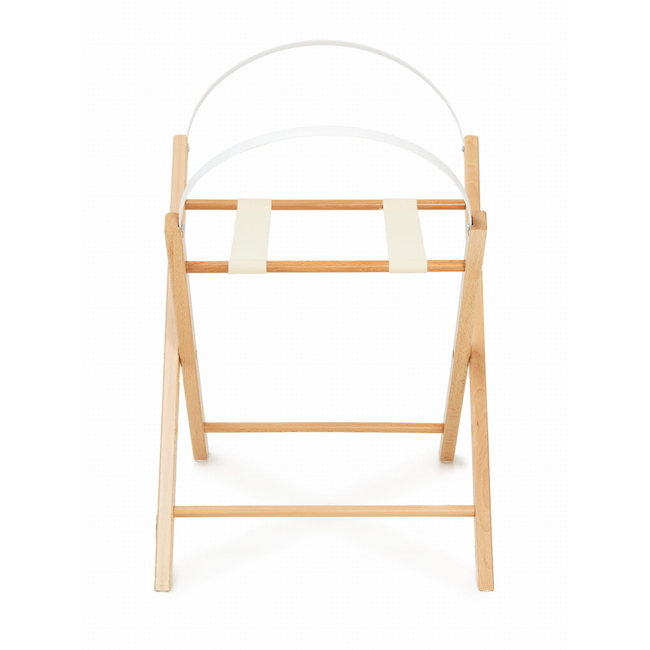 Wooden Folding Base for Baby Bassinet Natural Gloss