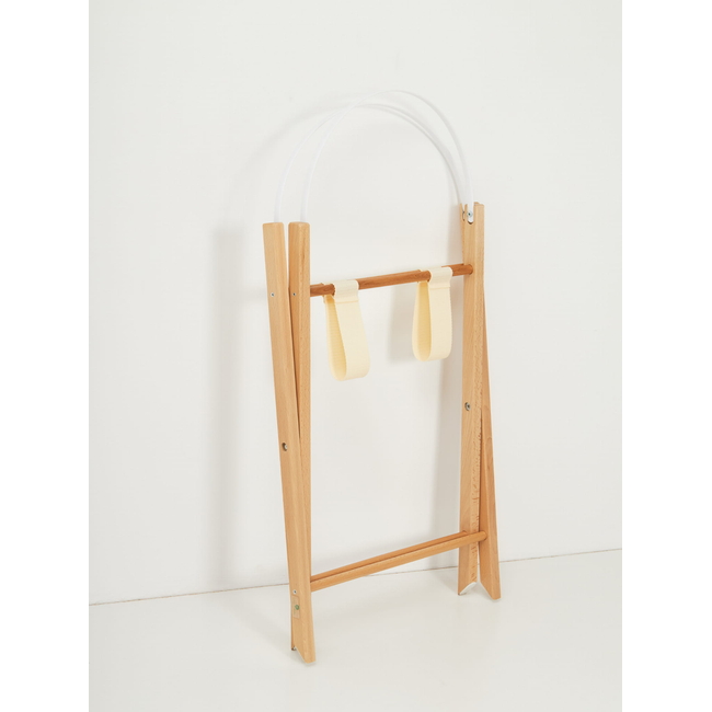 Wooden Folding Base for Baby Bassinet Natural Gloss