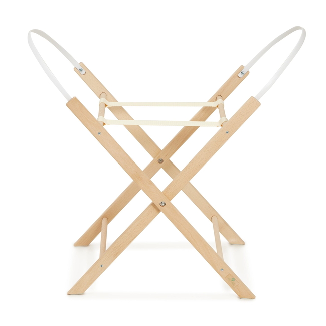 Wooden Folding Base for Baby Bassinet Natural Color