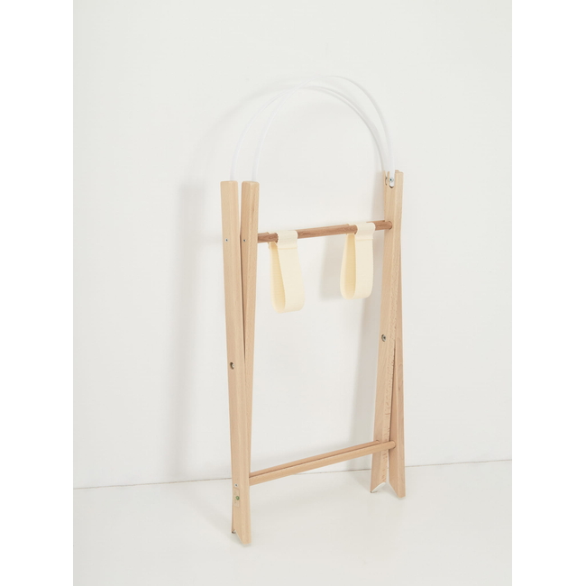 Wooden Folding Base for Baby Bassinet Natural Color