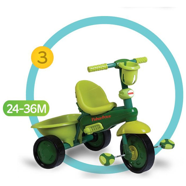 Smart Trike Fisher Price Tricycle from 10 months - Lion Green