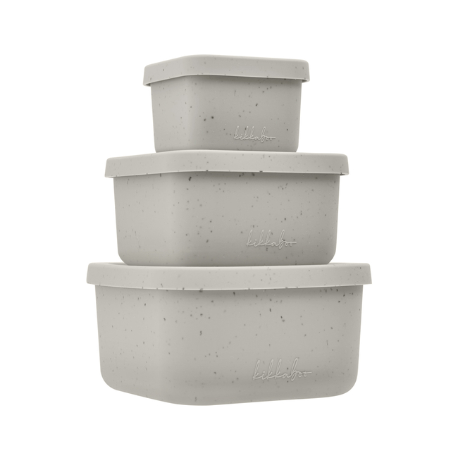 Kikka Boo Snack box set 3 pcs Platinum Silicone Sand 31302050010