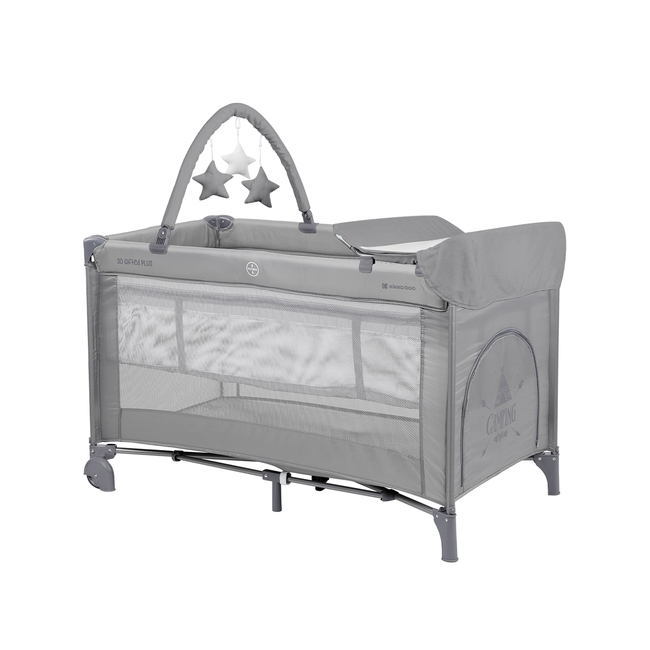 Kikka Boo Baby cot 2 levels So Gifted PLUS Grey 31003010128