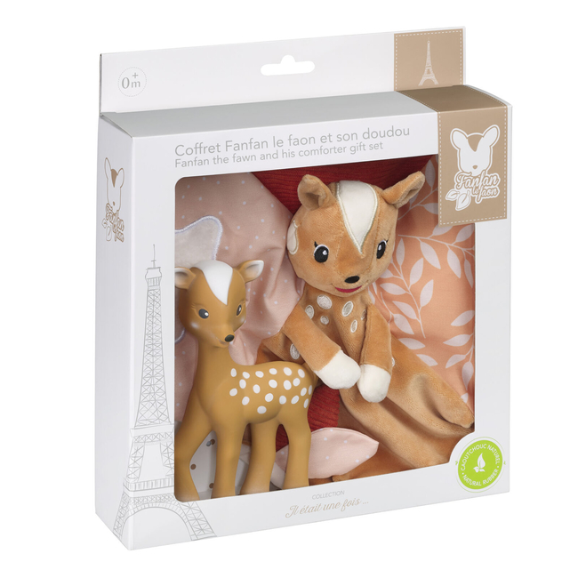 Sophie la Giraffe Gift Set with Fanfan and a doudou