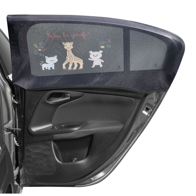 Sophie la Girafe Σετ 2 Ηλιοπροστασίες Αυτοκινήτου – Φορετές στο Παράθυρο