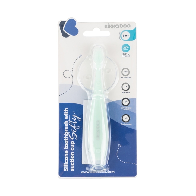 Kikka Boo Silicone toothbrush Softy Mint 31303040085