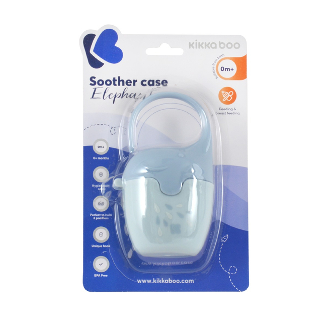 Kikka Boo Θήκη Πιπίλας Elephant Blue 31302020133