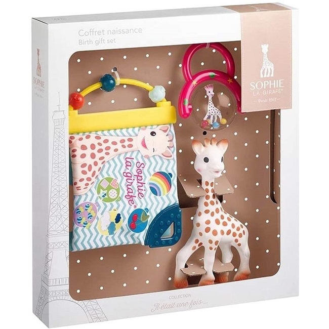 Sophie la girafe Σετ Δώρου 3τμχ Σετ δώρου για νεογέννητο (S010325)