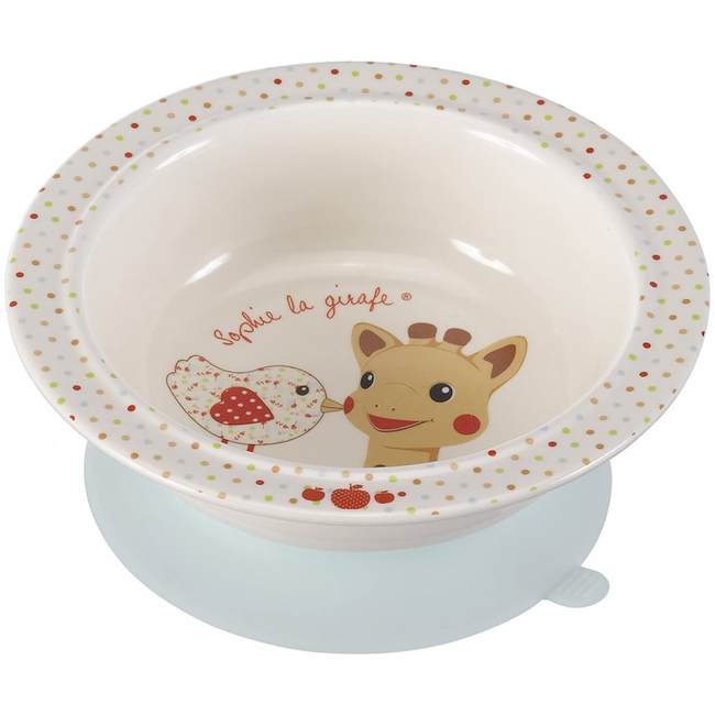 Sophie La Girafe Σετ Φαγητού από Μελαμίνη με Αντιολισθητική Βάση 5τμχ 6+ μηνών 460007