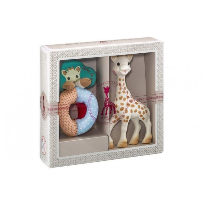 Sophie la girafe Gift Set with Rattle (S000002)