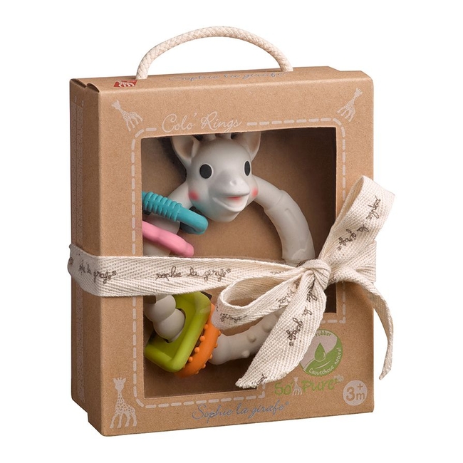 Sophie la girafe Σόφι η Καμηλοπάρδαλη Πολύχρωμος Δακτύλιος Οδοντοφϋίας (S220120)