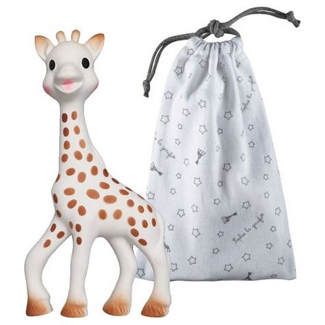 Sophie la girafe Σόφι η Καμηλοπάρδαλη το πρώτο παιχνίδι του μωρού με θήκη αποθήκευσης S616401