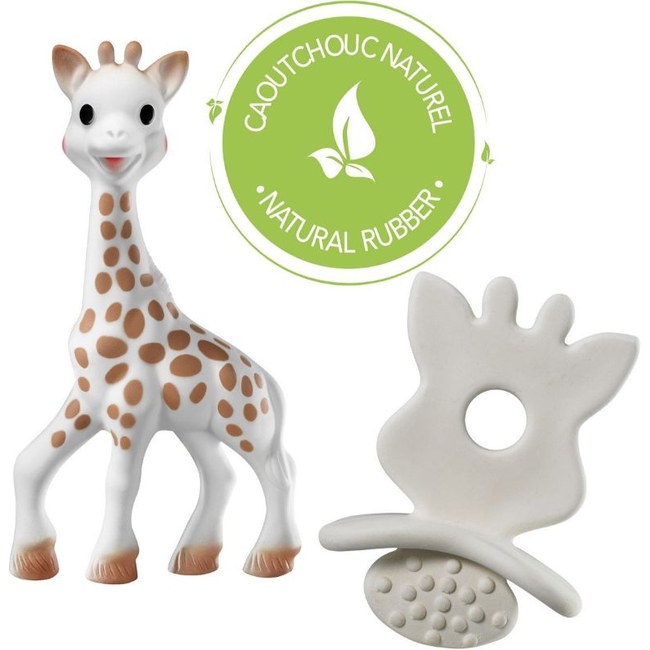 Sophie La Girafe Sophie the Giraffe and Natural Teether Set 2 pcs (616624)