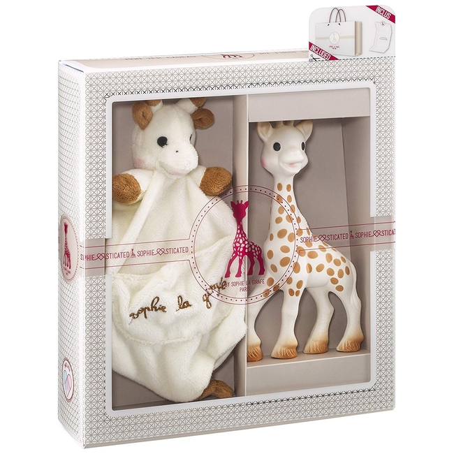 Sophie la girafe Sophiesticated Gift Set Σετ Δώρου με Πανάκι Παρηγοριάς 0m+ μηνών (000003)