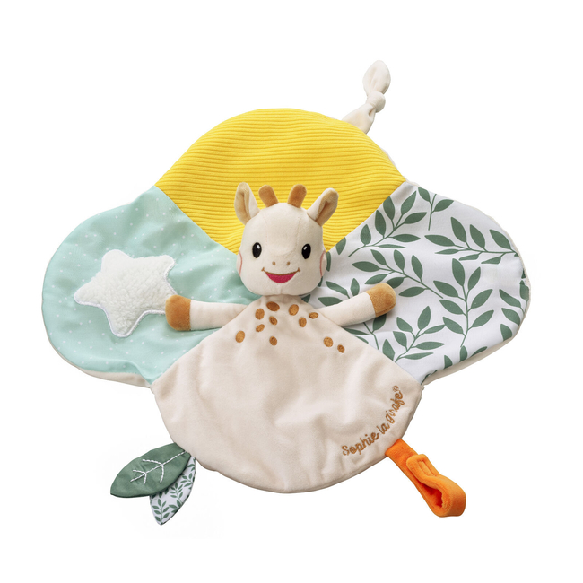 Σόφι η Καμηλοπάρδαλη – Πανάκι Παρηγοριάς με Υφές & Θέση για Πιπίλα