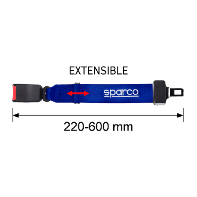 Sparco Belt Extension Black SK1401BK