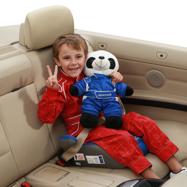 Sparco Booster Children Car Seat 22-36kg Black Grey F100KBKG3