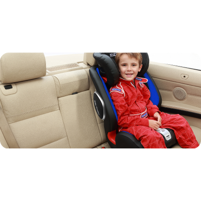 Sparco G123 Isofix Παιδικό Κάθισμα Αυτοκινήτου 9-36kg Black Blue F1000KIG123BL