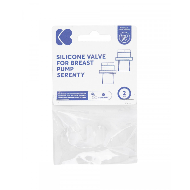 Kikka Boo Spare silicone valve – 2pcs. for electric breast pump Serenity (31304010027)