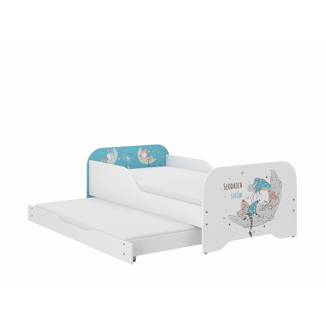 Παιδικό Κρεβάτι Miki 2 in 1 με Συρτάρι & 2η θέση ύπνου 160 x 80 cm + Δώρο 2 Στρώματα - Sleepyhead