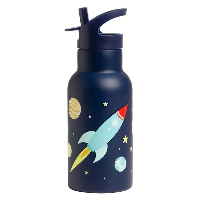 A Little Lovely Company: Μπουκάλι με διπλό τοίχωμα από ανοξείδωτο ατσάλι 350ml Space DBSSSP39