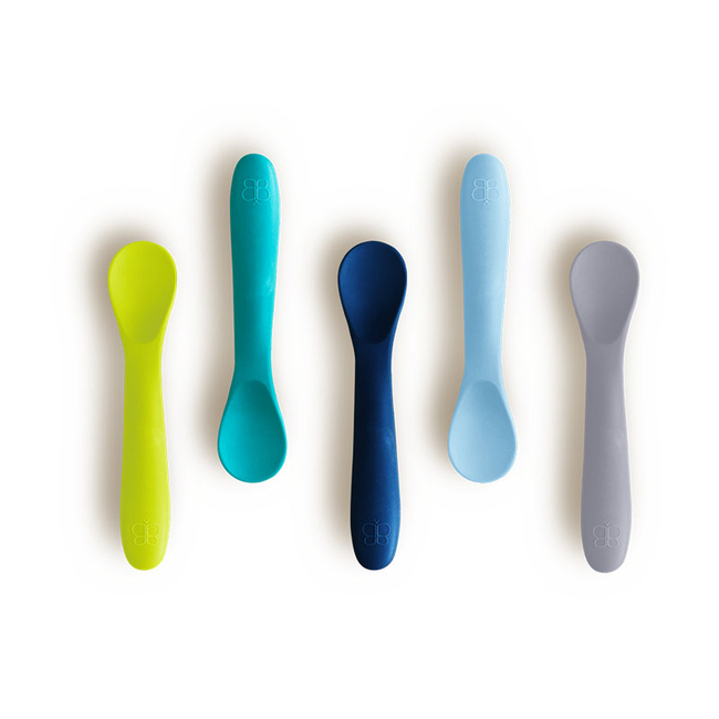 Bbluv Spoon Set of 5 Silicone Spoons 4+m Ciel B0190-B