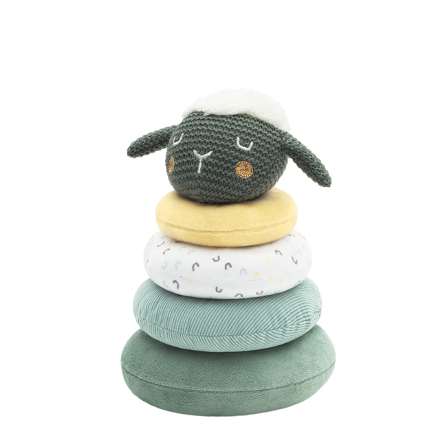 Kikka Boo Παιχνίδι πύργος στοίβαξης Sleepy Sheep 31201010443