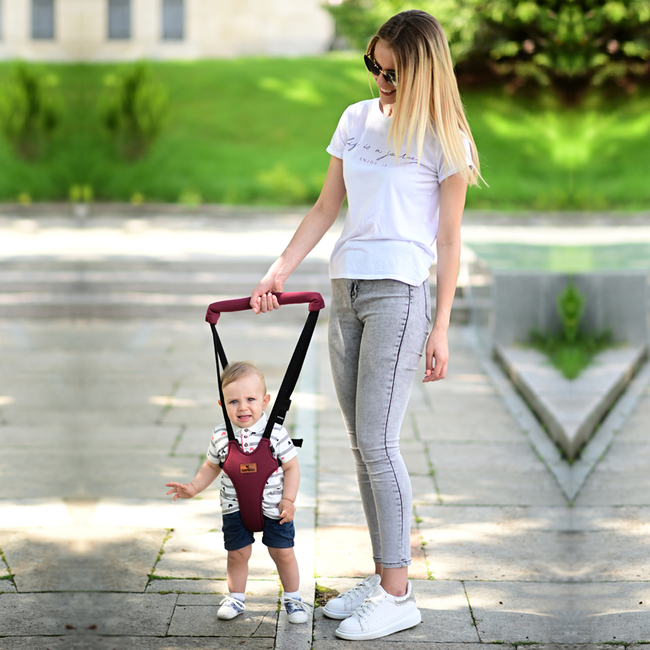 Lorelli BABY WALK SAFETY HARNESS STEP BY STEP GREY&BLACK 10010140006