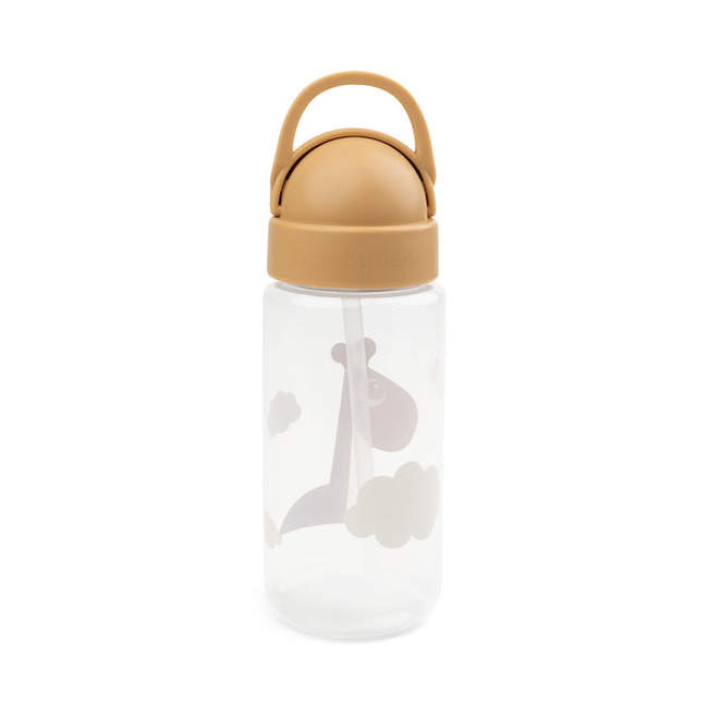 Done By Deer Plastic COOLER with straw Raffi Mustard 350ml