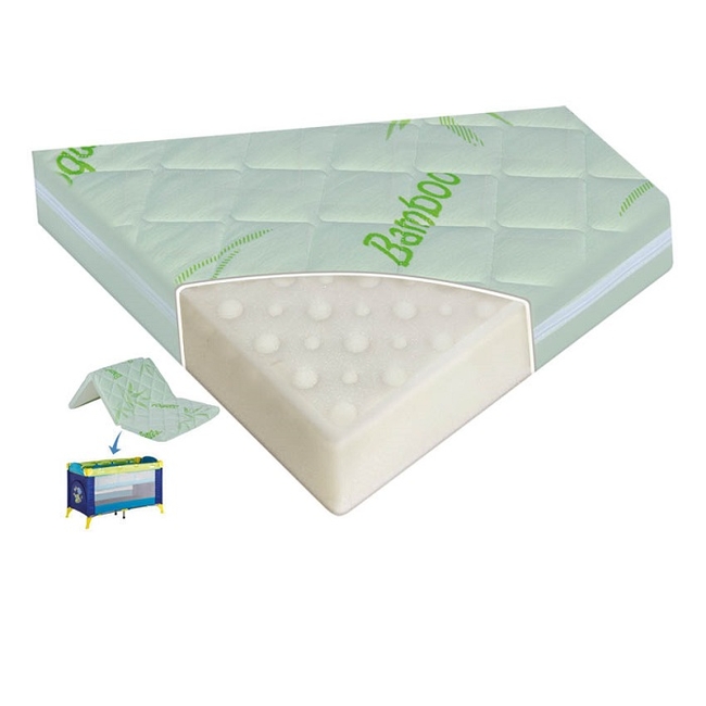 Bertoni Lorelli Air Comfort Bamboo - Anti-Allergenic Breathable Foam Cot Mattress 120x60x06cm