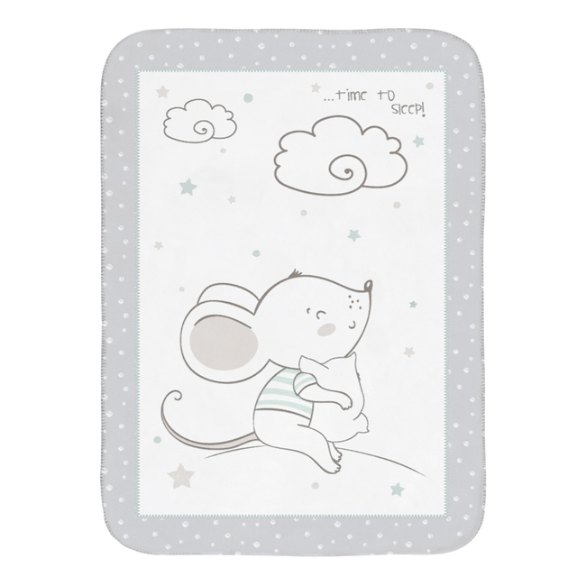 Kikka Boo Σούπερ μαλακή κουβέρτα 80/110 cm Joyful Mice 31103020129