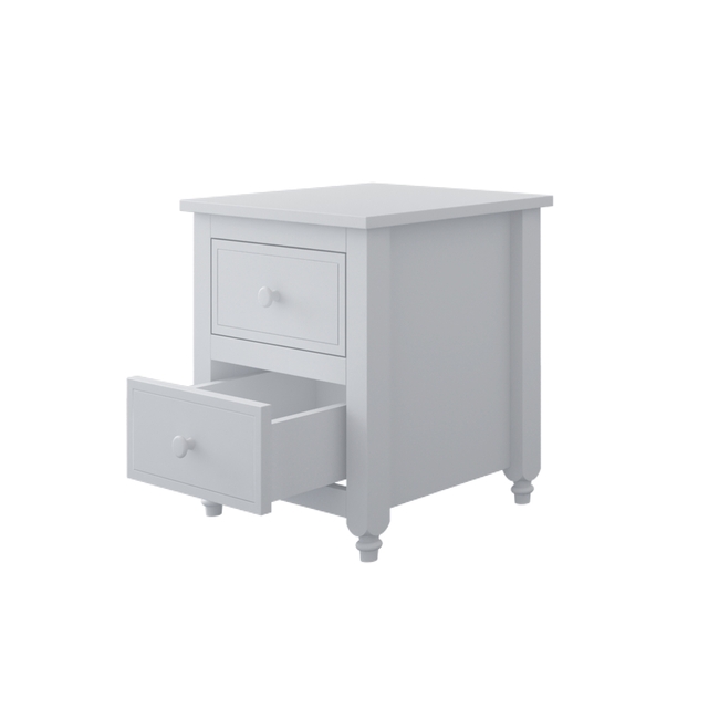 Bedside table Bella 41x38x51cm White