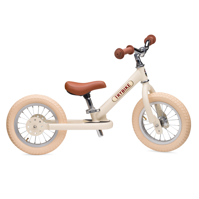 Trybike Ποδήλατο Ισορροπίας Vintage 15+ μηνών Κρεμ Ματ TBS-2-CRM-M-VIN