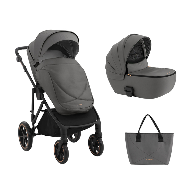 Kikka Boo Stroller 2in1 with carrycot Thea Grey 2024 31001020135