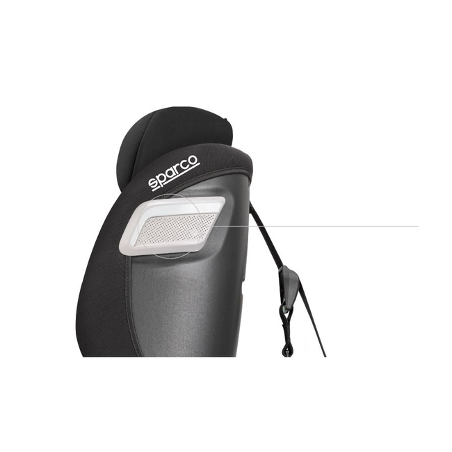 SPARCO i-size 9-36kg 76-150cm Παιδικό Κάθισμα Αυτοκινήτου Grey SK5000I_GR