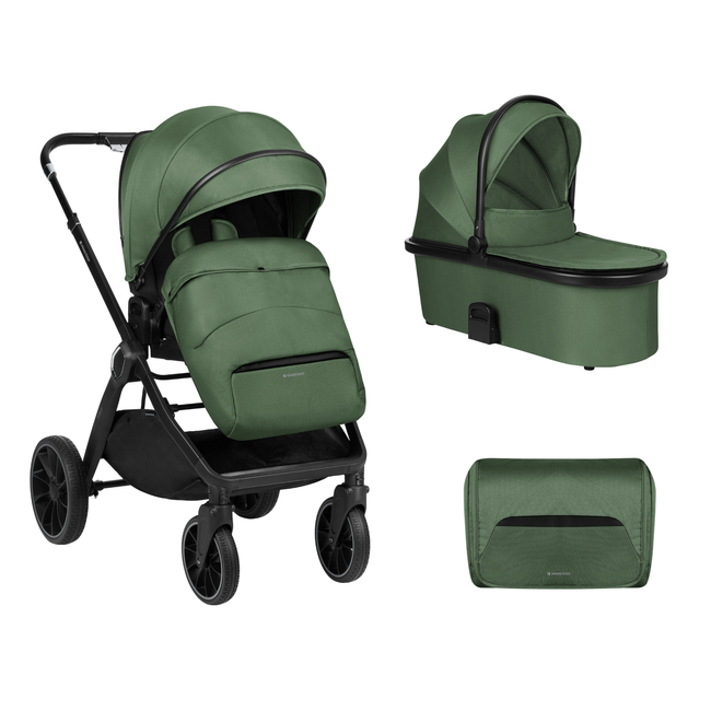 Kikka Boo Stroller 2in1 with carrycot Tiffany Army Green 31001020154