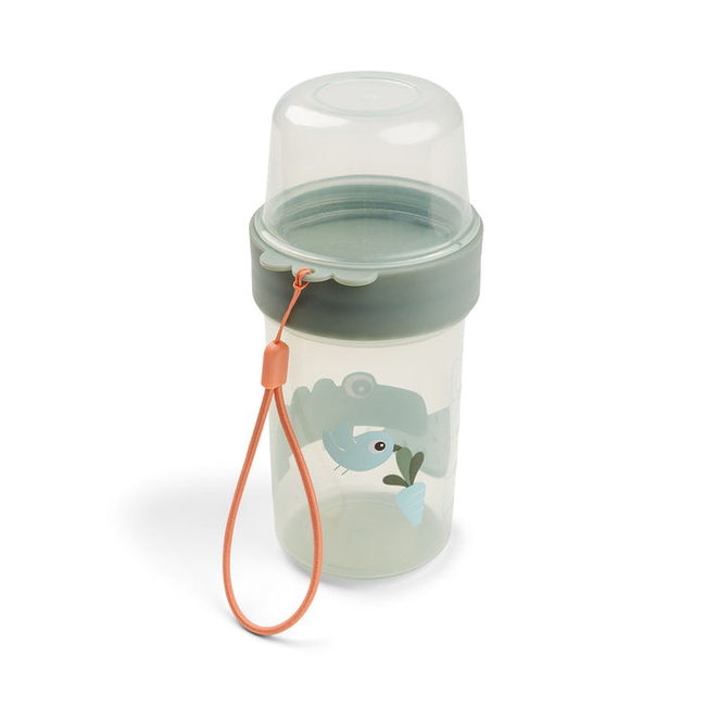 Done By Deer 2 WAY SNACK CONTAINER birdee sand 150 ml 320 ml