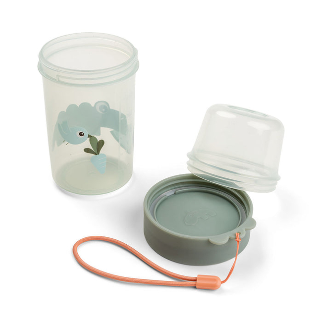 Done By Deer 2 WAY SNACK CONTAINER birdee sand 150 ml 320 ml